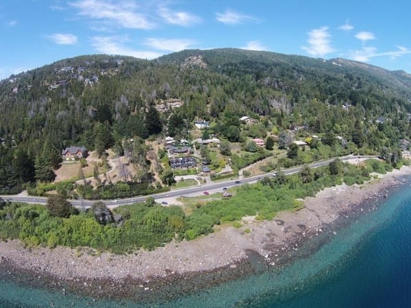 Cabañas frente al lago, La Caleta, Bariloche