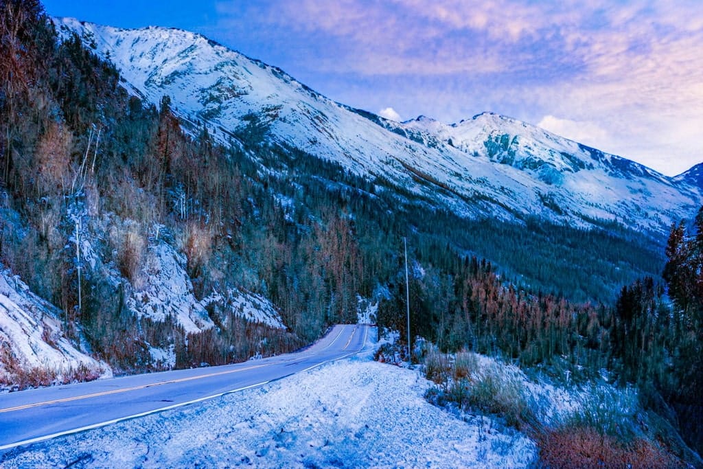 Paisajes nevados en Bariloche